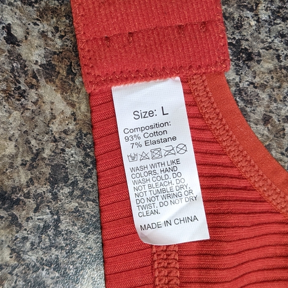 SHEIN Ribbed Harness Bra Set - Picture 12 of 13